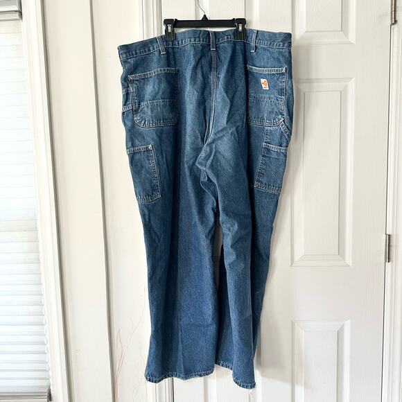 Carhartt FR Fire Resistant Category 2 Relaxed Fit Denim Jeans Men Waist 50 - Picture 9 of 16